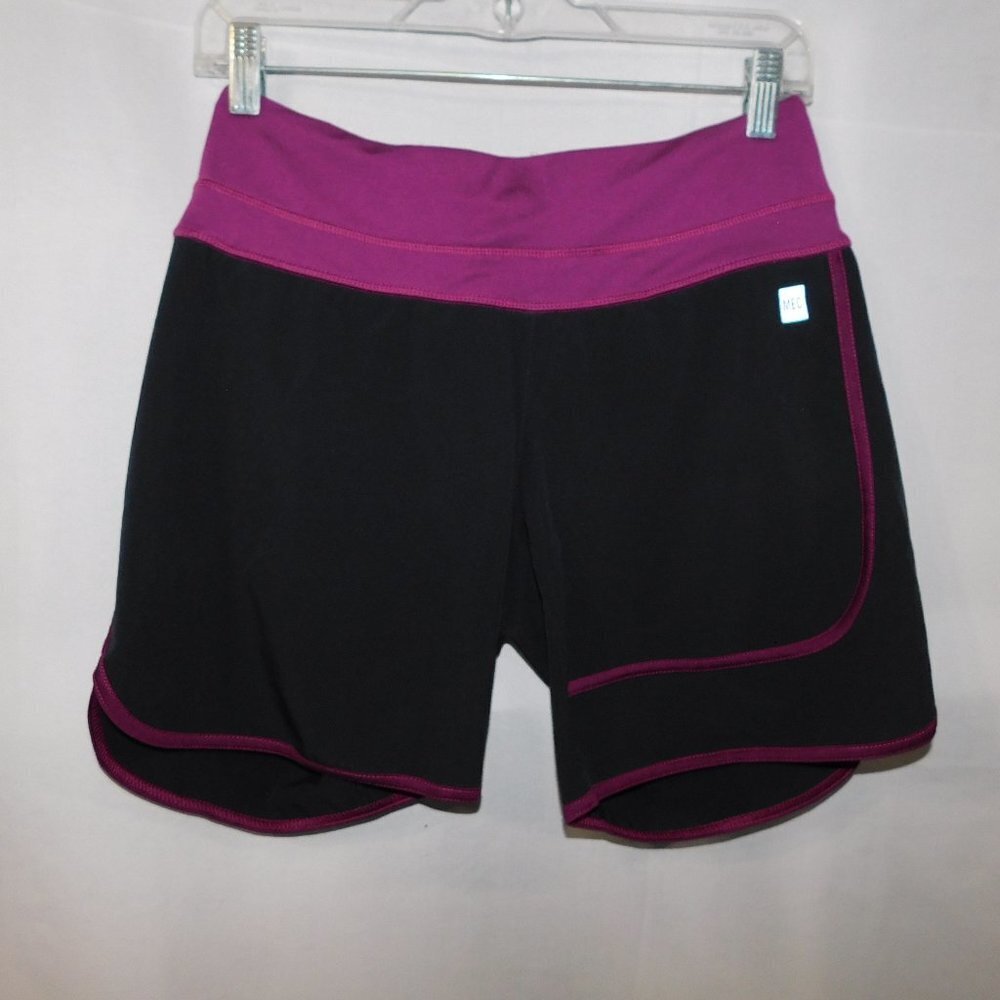 MEC Slim Fit LEVITATE Black Purple Running activewear Shorts Womens 4